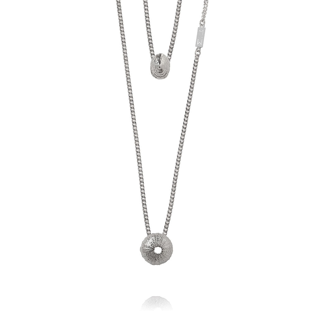 Olivia Silver Scapular Necklace