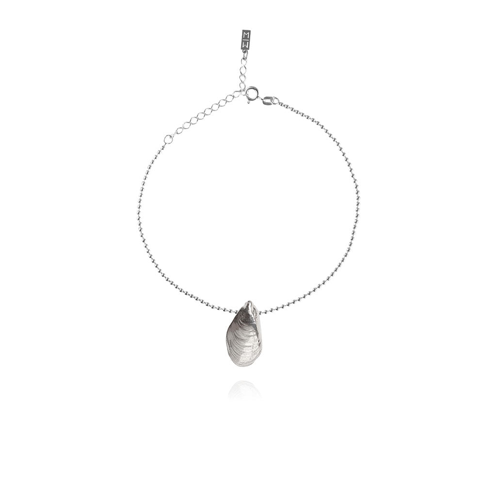 Olivia Silver Anklet Seashell