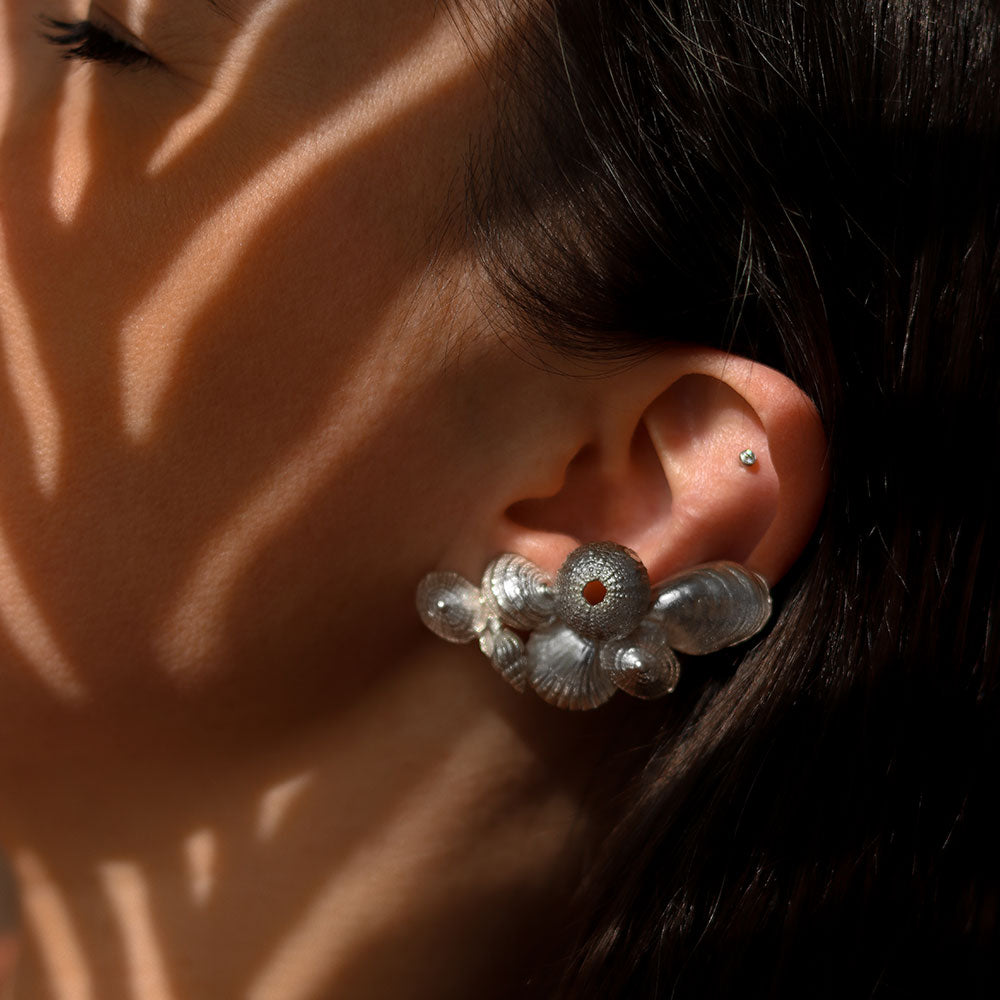 Olivia Silver Big Earcuff