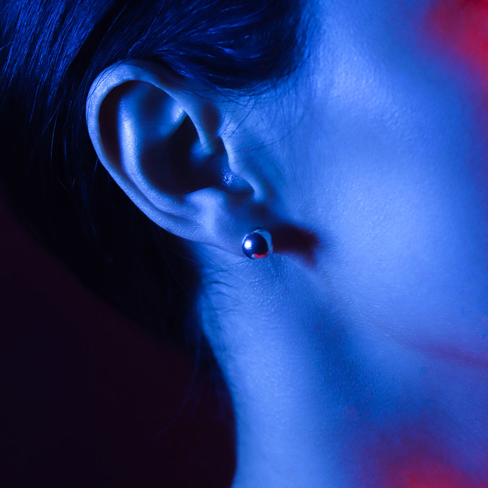 Stella Silver Earrings - 8mm