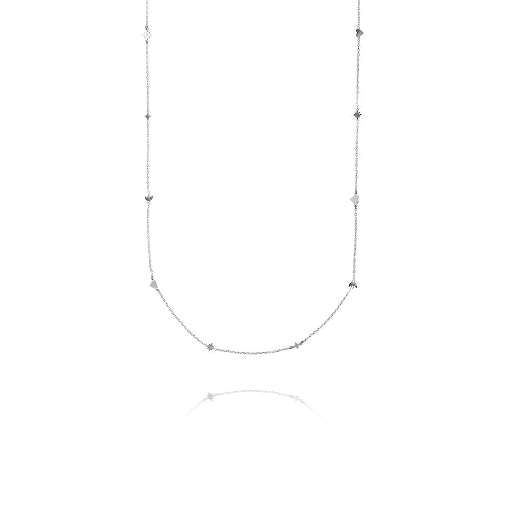 Stella Silver Necklace - Galaxy