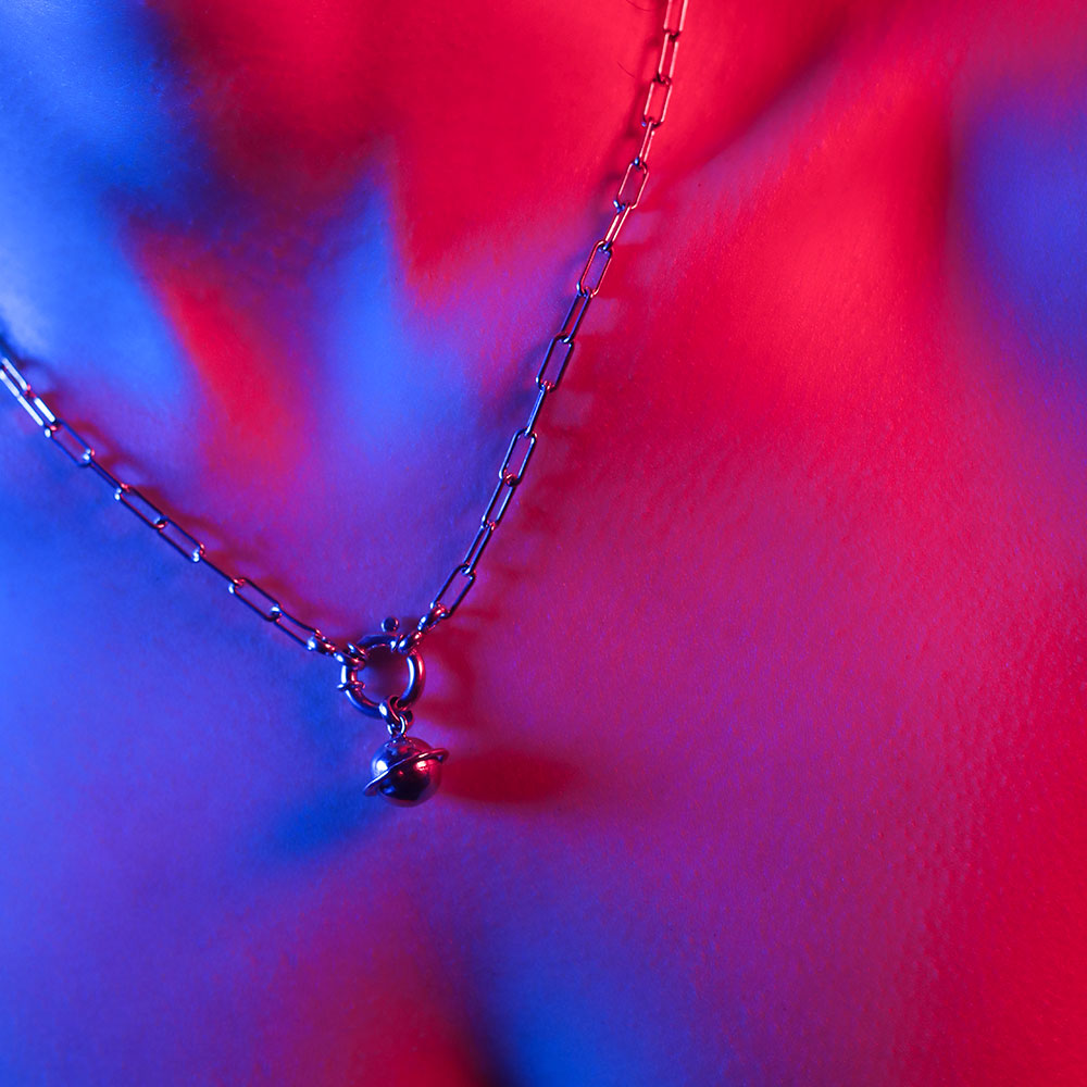 Stella Silver Pendant - Saturn