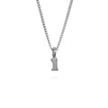 Zoe Lucky Number 1 Silver Necklace