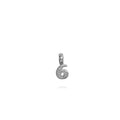 Zoe Lucky Number 6 Silver Pendant