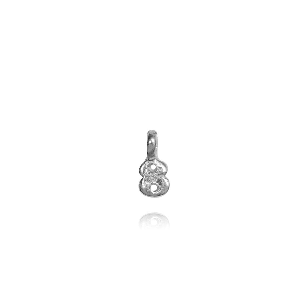 Zoe Lucky Number 8 Silver Pendant