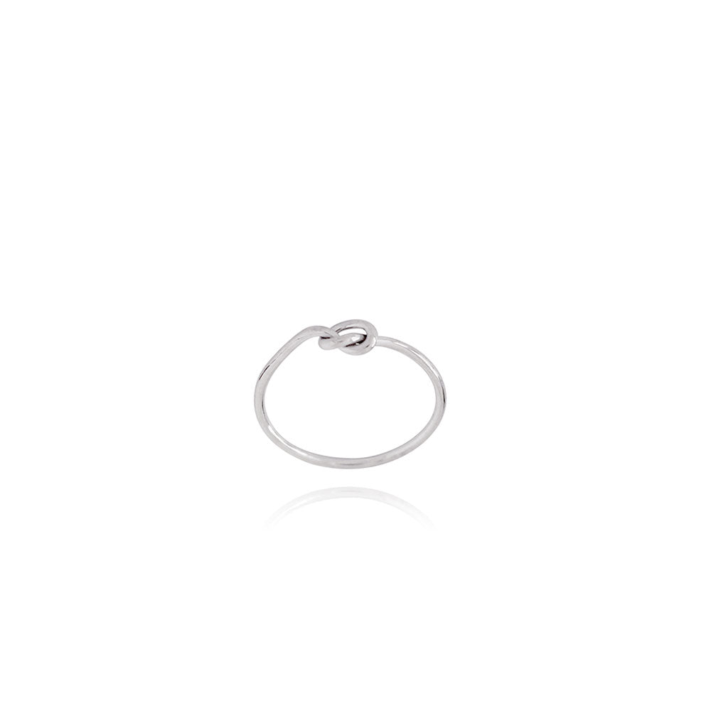 mel jewel knot silver ring portuguese jewelry anel do nó em prata marca portuguesa